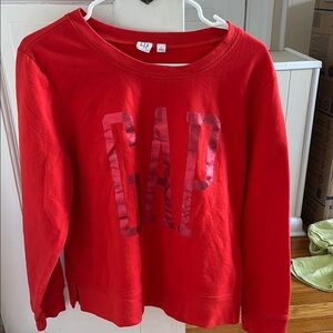 GAP Red Sweatshirt Casual Comfort